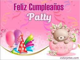 Imágenes de feliz cumpleaños hermosas paty