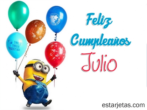 Imágenes de feliz cumpleaños Julio para compartir