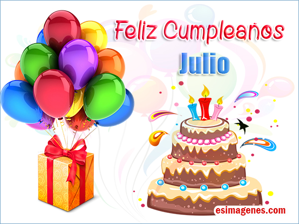Imágenes de feliz cumpleaños Julio para compartir
