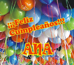 ▷ Imágenes de feliz cumpleaños para Ana