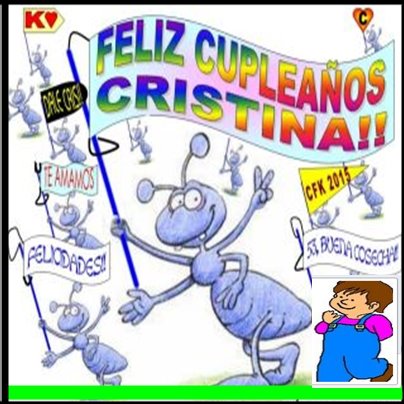 ▷ Imágenes de feliz cumpleaños para cristina