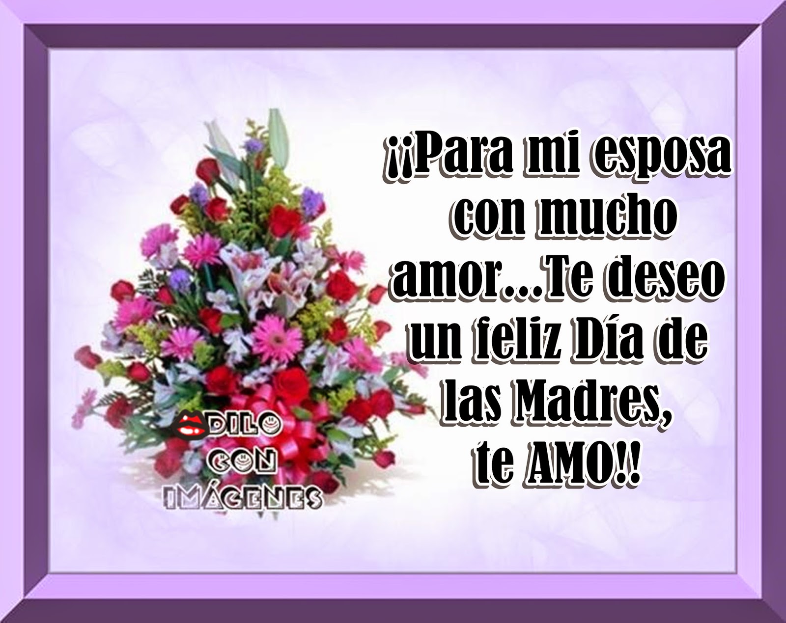 ▷ Imágenes de feliz día de la madre para mi esposa