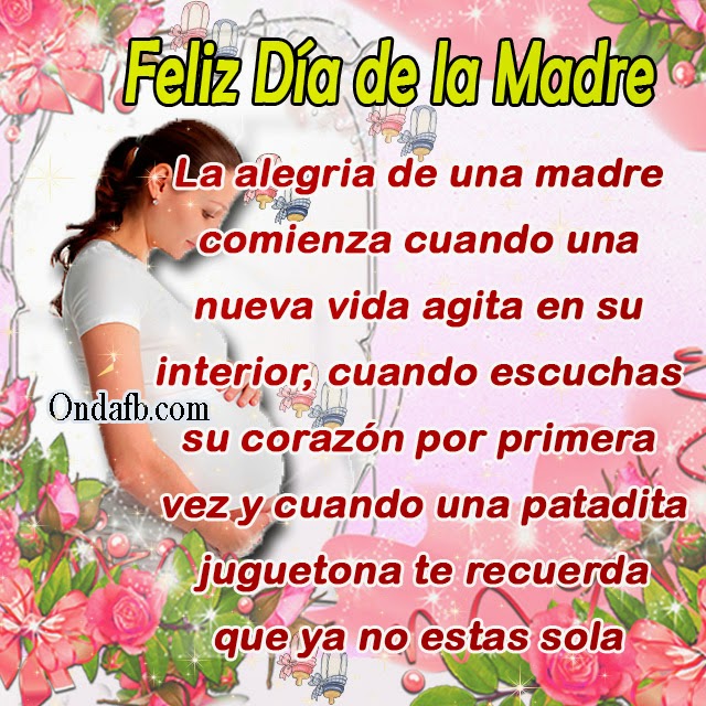 feliz día para mi madre