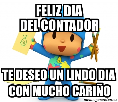 feliz día del contador