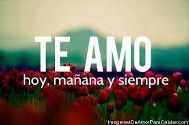 feliz día mi amor te amo má que nunca