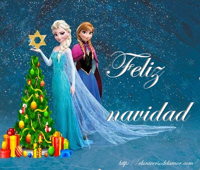 ▷ Imagenes de feliz navidad con frozen