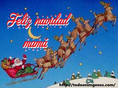 Feliz navidad mamá