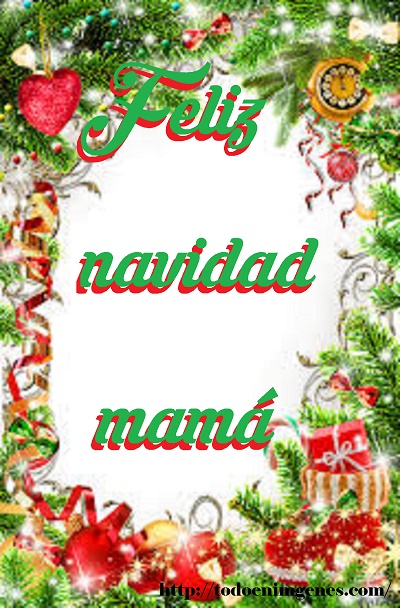 Feliz navidad mamá