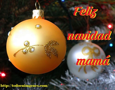 Feliz navidad mamá