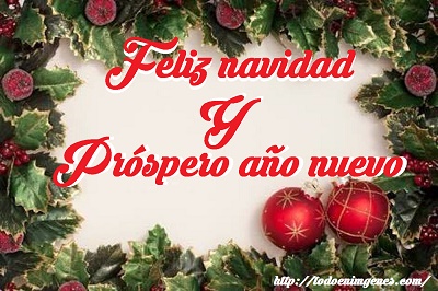 ▷ Imágenes de feliz navidad y prospero año nuevo