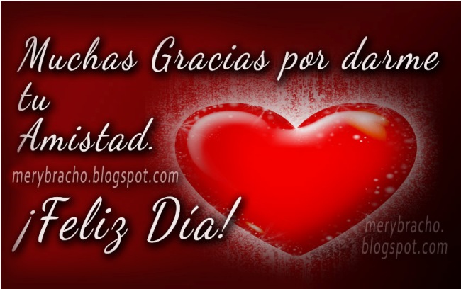 Corazón rojo con frases de san valentín