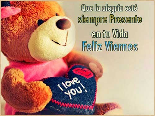 ▷ Imágenes de feliz viernes amor