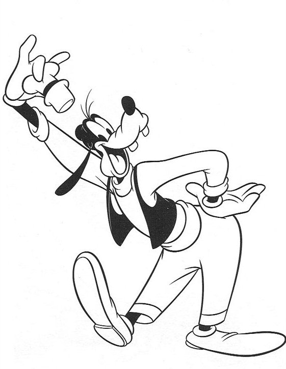 ▷ Imágenes de goofy para dibujar