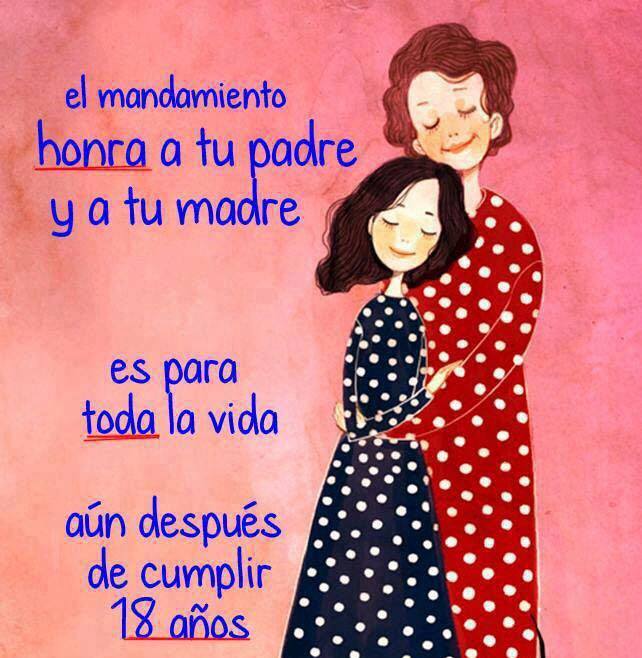 honra a tu padre y a tu madre