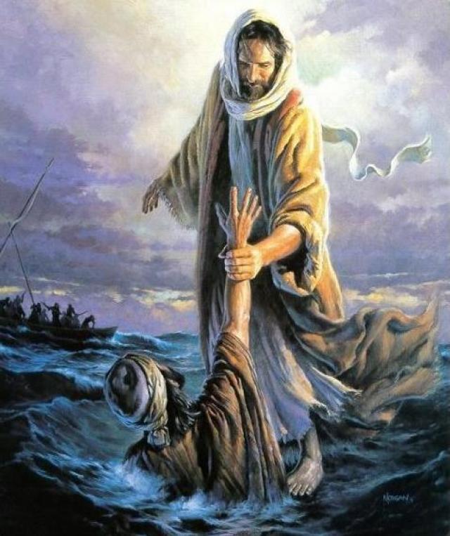▷ Imágenes de jesús caminando sobre el agua