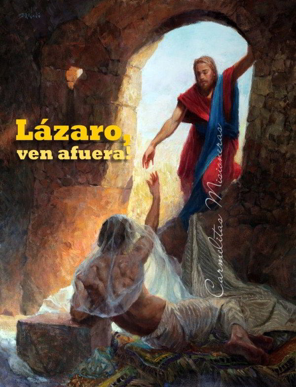 Imágenes de Jesús con lázaro resucitado