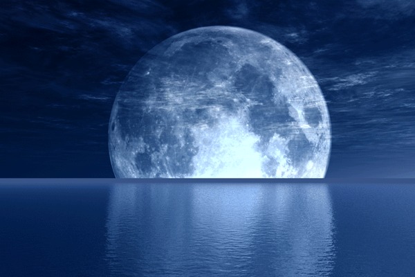 ▷ Imágenes de la luna con el mar
