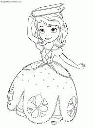 ▷ Imágenes de la princesita sofia para dibujar