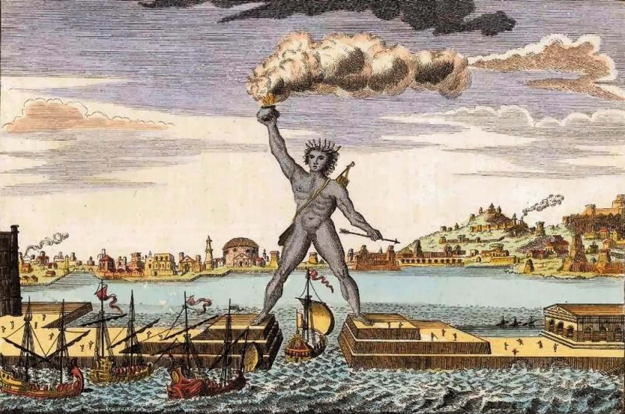 El coloso de rodas una maravilla del mundo antiguo