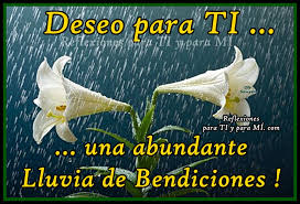 lluvia de bendiciones para ti