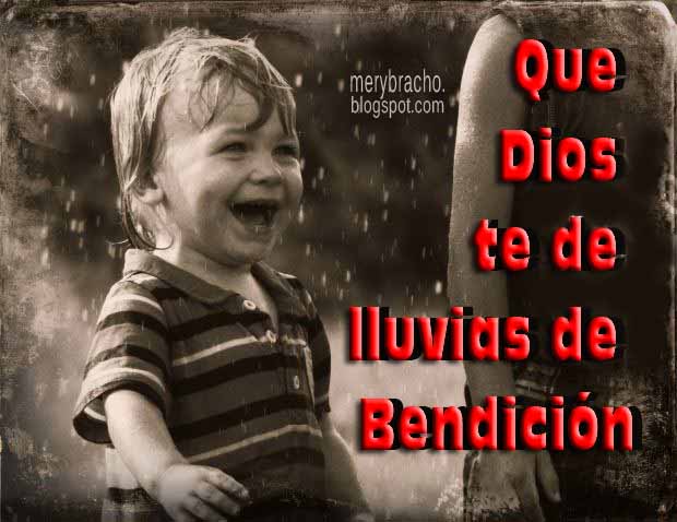 lluvias de bendiciones feliz dia