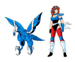 Marin -del -Águila- esta- es- la- maestra- de pegaso- de - los - caballeros - del - zodiaco