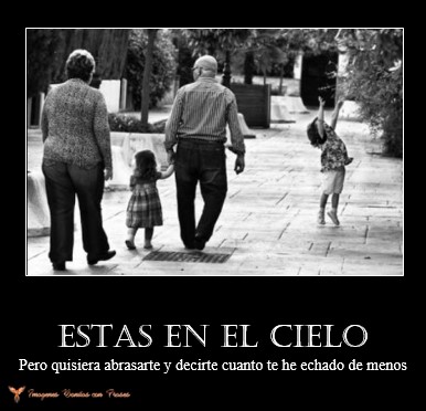 Imágenes de luto por la muerte de un abuelo