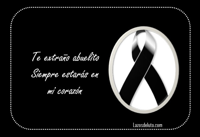 Imágenes de luto por la muerte de un abuelo