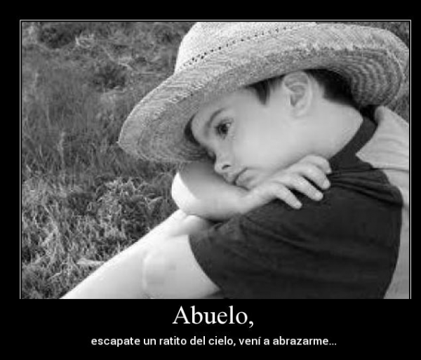 Imágenes de luto por la muerte de un abuelo