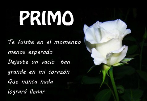 ▷ Imágenes de luto por un primo