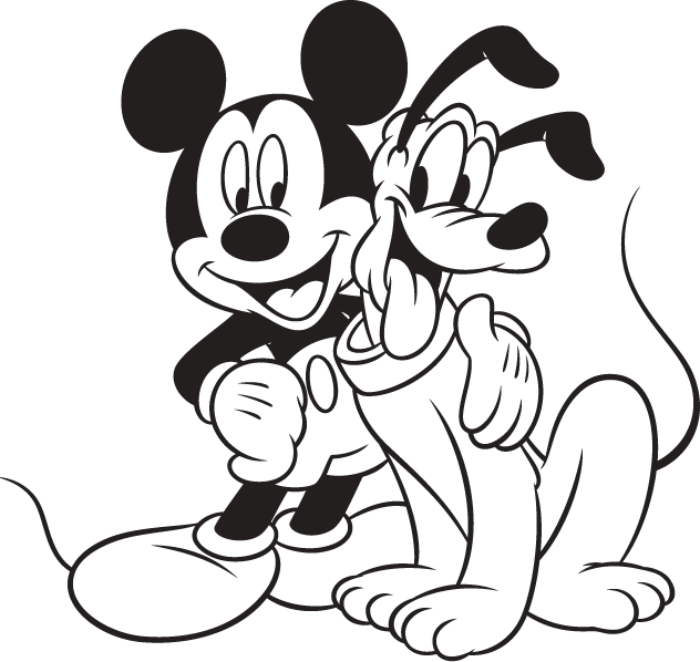 cara-de-mickey-para-colorear-con-pluto