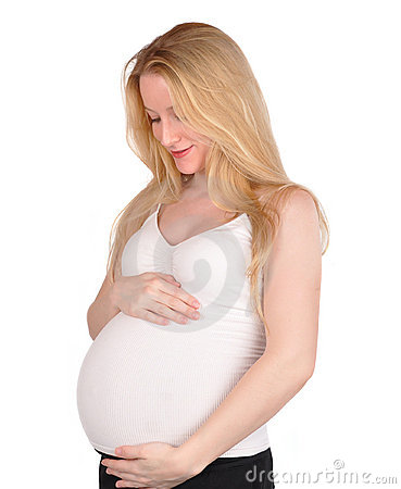 happy-pregnant-woman-isolated-white-13423527