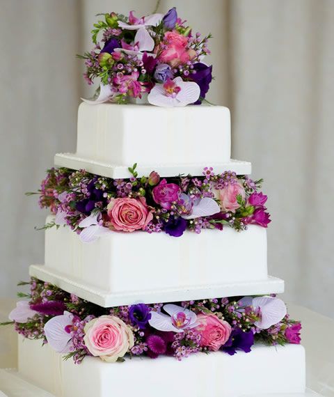 ▷ Imagenes de pastel para boda con adornos
