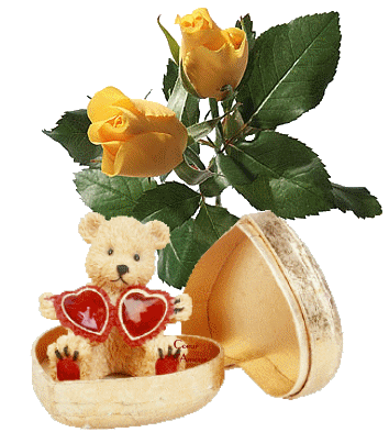 ▷ Imágenes de rosas amarillas con gif