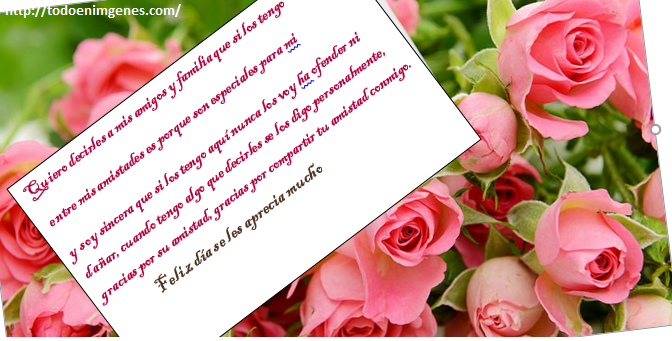 lindas imágenes con palabras sinceras para tus amigos
