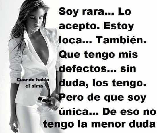 ▷ Imágenes de soy mujer y soy única