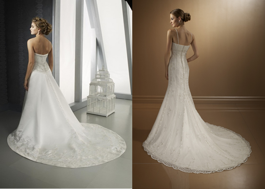 ▷ Imágenes de vestidos de novia con cola