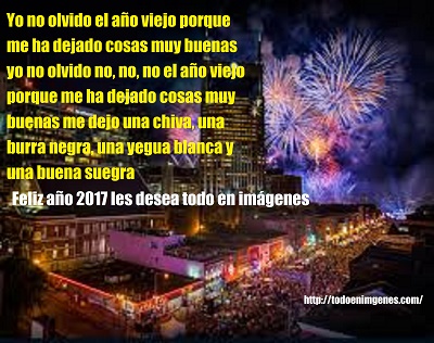 ▷ Imágenes de Yo no olvido el año viejo