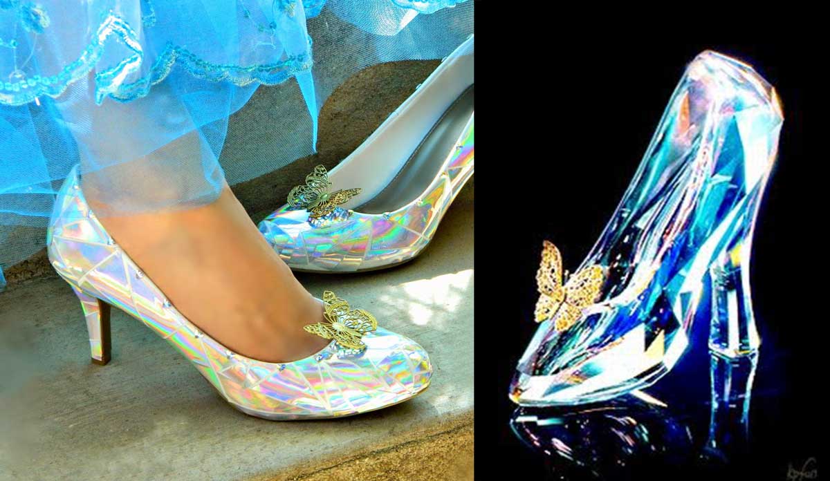 ▷ Imágenes de zapatillas de cristal