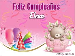 Imágenes lindas de feliz cumpleaños Elena para compartir
