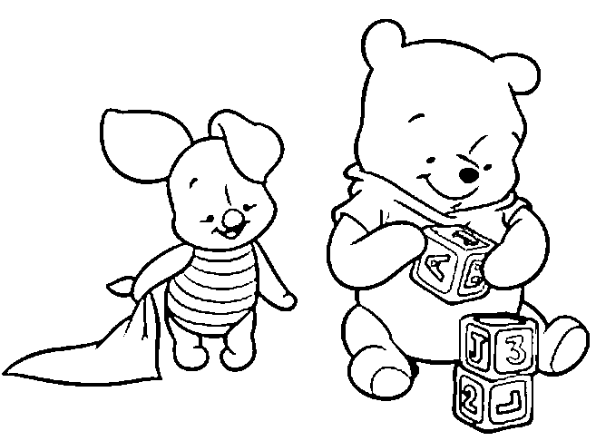 imagenes-de-winnie-pooh-bebe-para-colorear