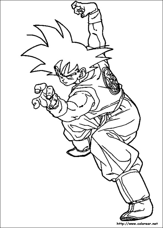 ▷ Imágenes para colorear de dragon ball z