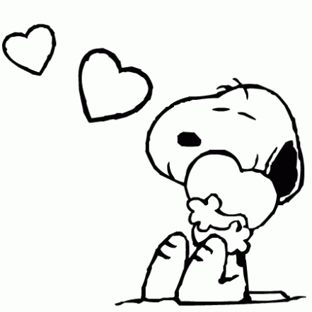 imagenes para colorear de snoopy 04