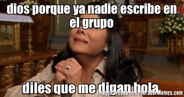 ▷ Imágenes para decir hola hay alguien en el grupo