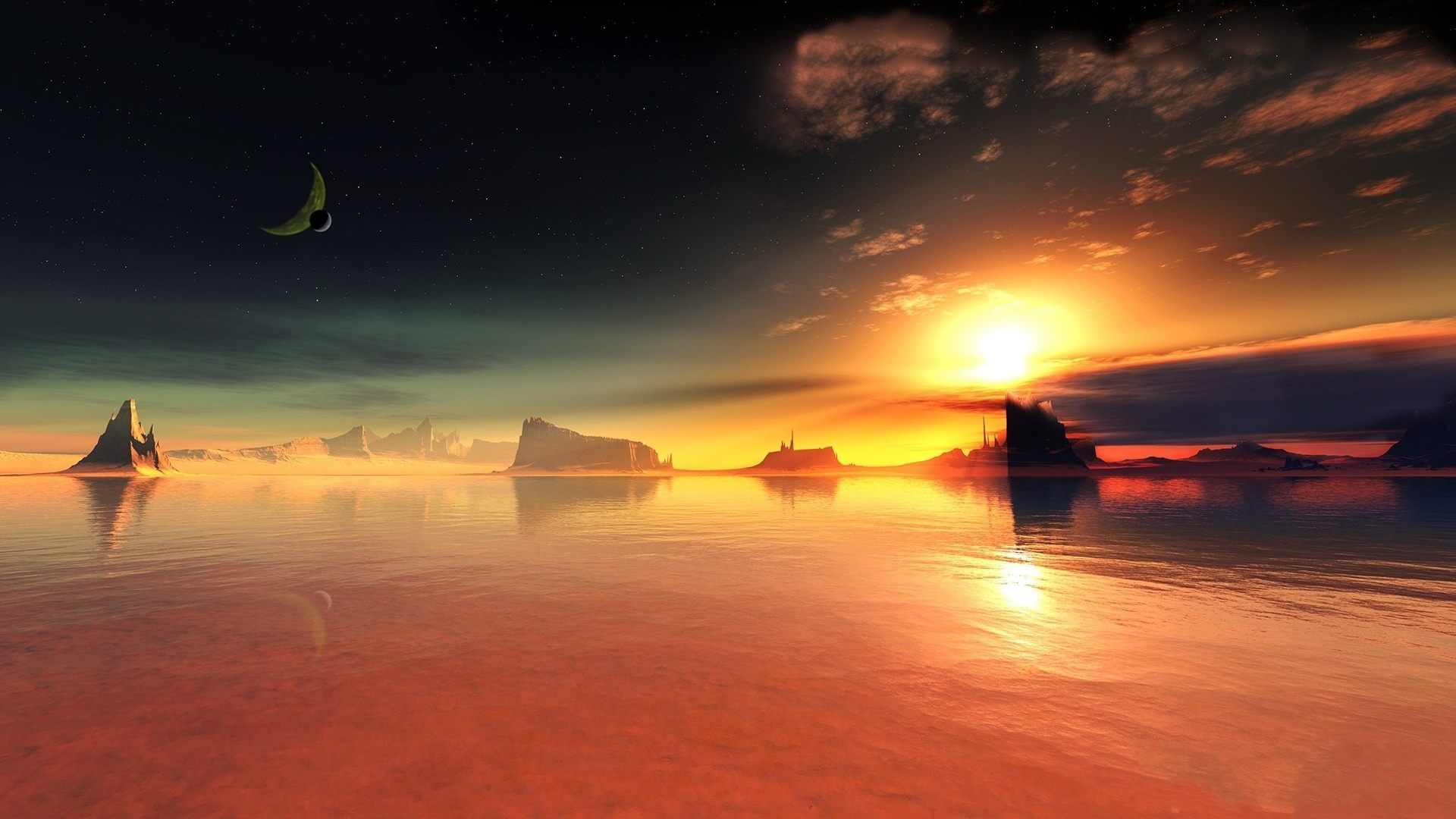 atardecer-en-un-planeta-3d