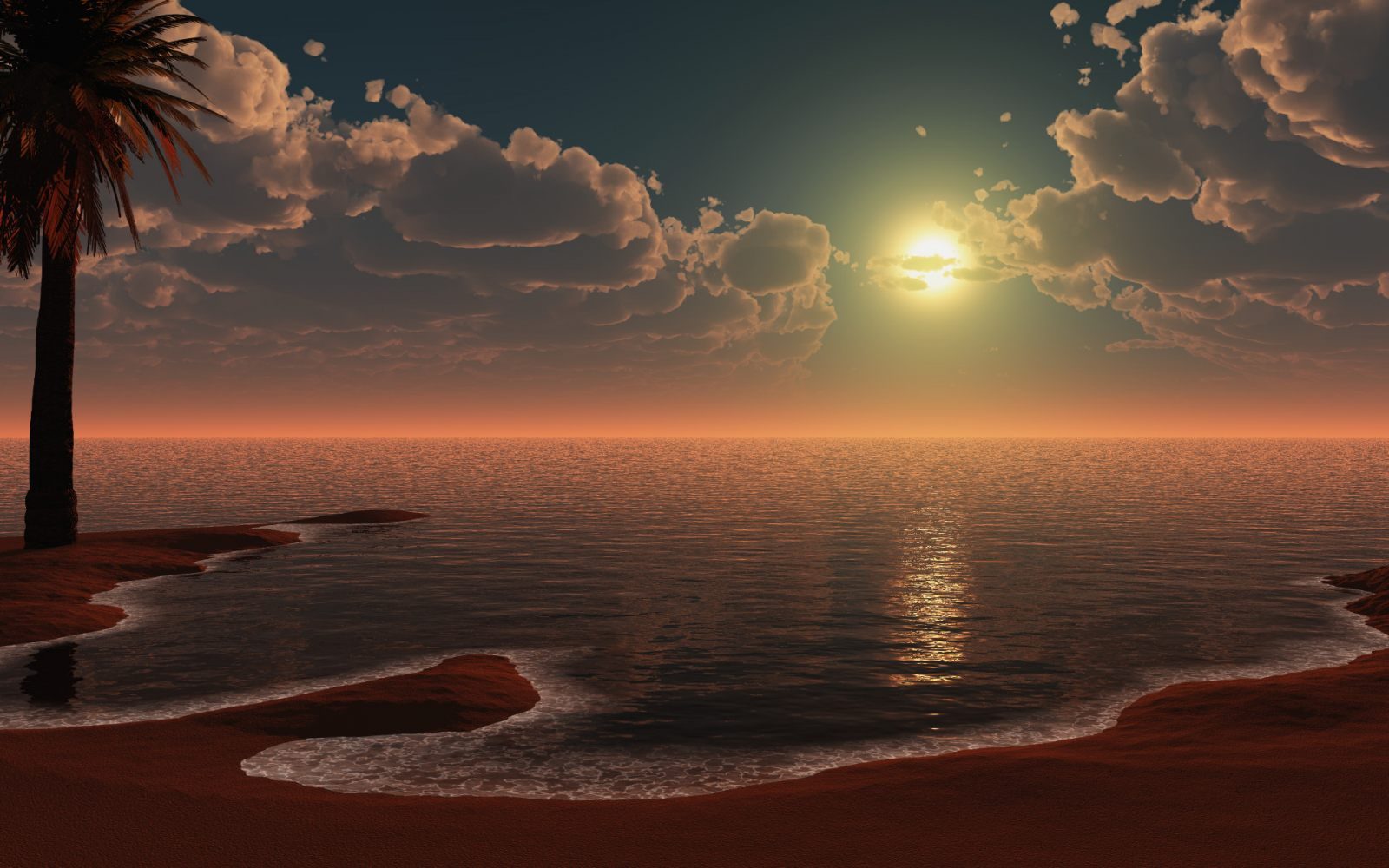 ▷ Paisajes de atardeceres en 3d