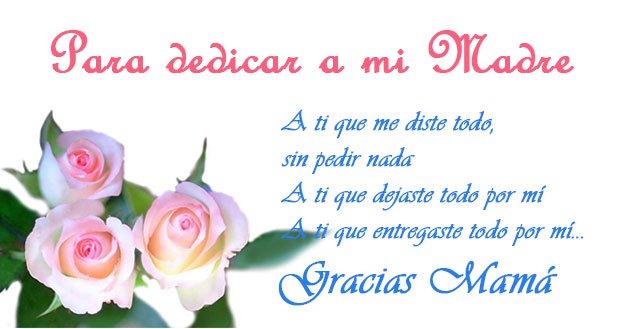 gracias mamá
