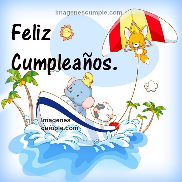 ▷ Tarjetas de feliz cumpleaños bebe