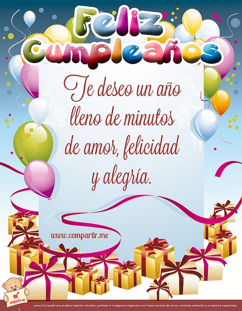 ▷ Tarjetas de feliz cumpleaños prima