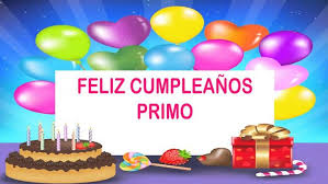 ▷ Tarjetas de feliz cumpleaños primo